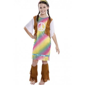 DISFRAZ HIPPIE VESTIDO...