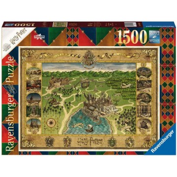 MAPA DE HOGWARTS PUZZLE 1500