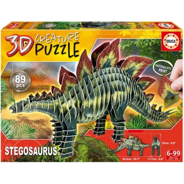 STEGOSAURUS 3D CREATURE PUZZLE