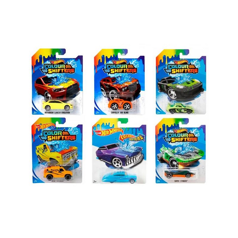 Hot Wheels VehÍculos Color Shifters 8813