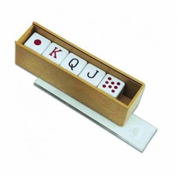 CAJA 5 DADOS POKER