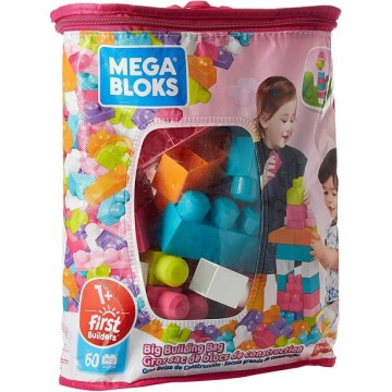 BOLSA MEGA BLOCKS 60 ROSA