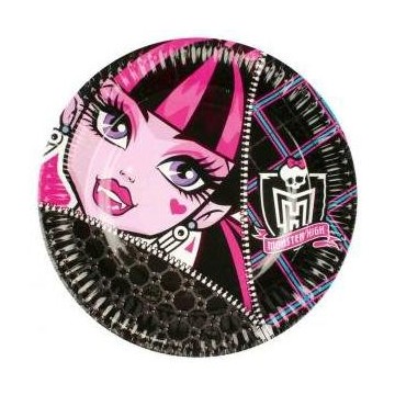 Platos 18 cm Monster High 8...