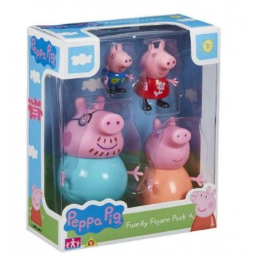 PACK 4 FIGURAS FAMILIA PIG