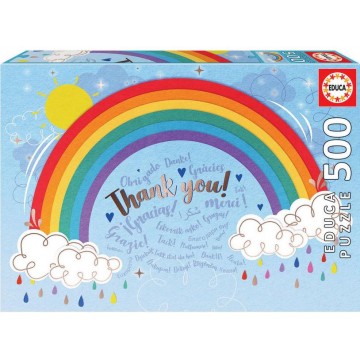 PUZZLE 500 RAINBOW- GRACIAS