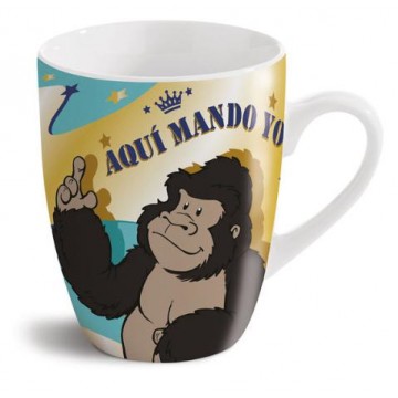 TAZA GORILA "Aqui mando yo"