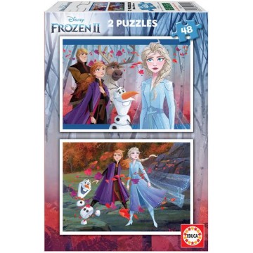 PUZZLES 2X48 FROZEN 2