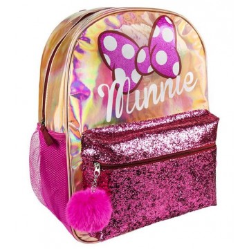 MINNIE MOCHILA ROSA GLITTER...