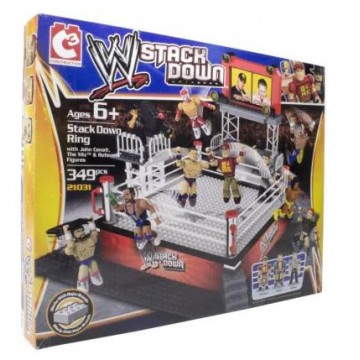 WWE C3 STACKDOWN RING SET +...