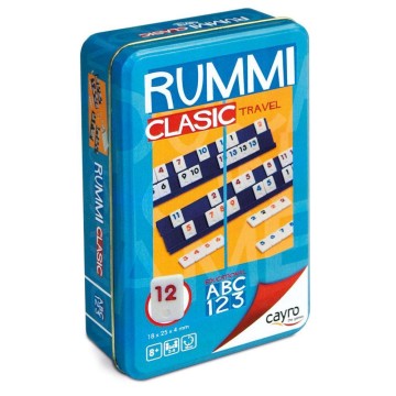 RUMMI 4 VIAJE, CAJA METALICA