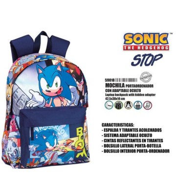 SONIC MOCHILA ADAPTABLE 42CM