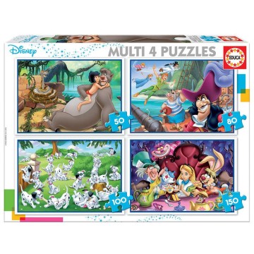 MULTI 4 PUZZLES CLASICOS...