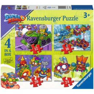 SUPERZINGS PUZZLE 4 IN A BOX