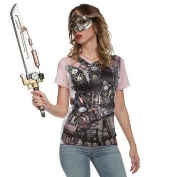 CAMISETA STEAMPUNK LADY ML