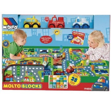 SET BLOCKS CARS + TAPIZ 24...