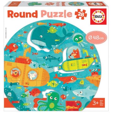 28 BAJO EL MAR "ROUND PUZZLE"