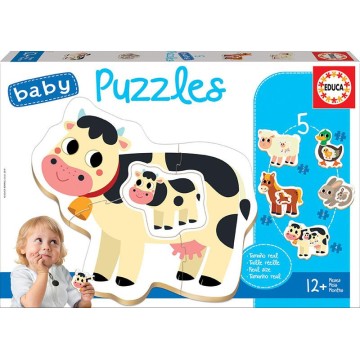 BABY PUZZLES ANIMALES GRANJA 