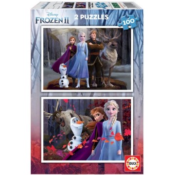 PUZZLES 2X100 FROZEN 2