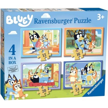 BLUEY PUZZLE 4 IN A BOX