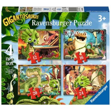 GIGANTOSAURUS PUZZLE 4 IN A...