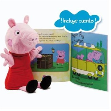 Marioneta Peppa Pig c/libro