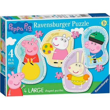 PEPPA PIG 4 SHAPED PUZZLE