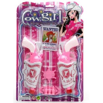 PISTOLAS COWGIRL EN ROSA