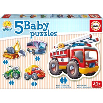 BABY PUZZLES VEHICULOS 24M