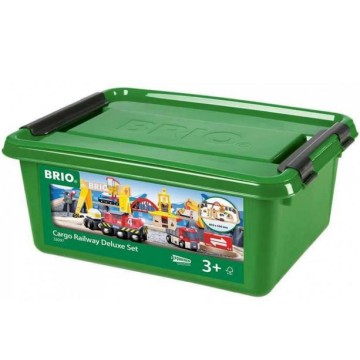 BRIO SET DELUXE TRANSPORTE...