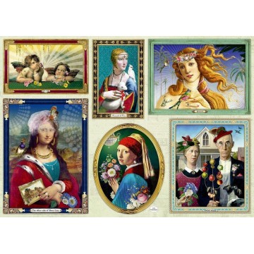 PUZZLE 1000 SIX CLASSICS 69X49