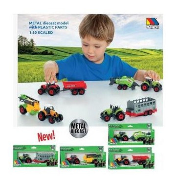 SET GRANJA TRACTOR + REMOLQUE