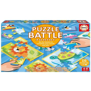 PUZZLE JR. BATTLE ANIMALES