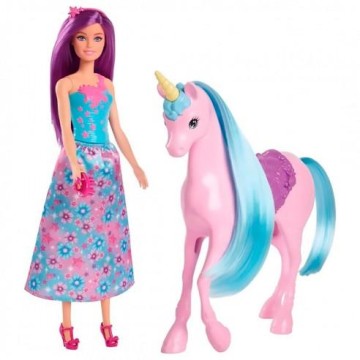 MUÑECA BARBIE Y SU UNICORNIO