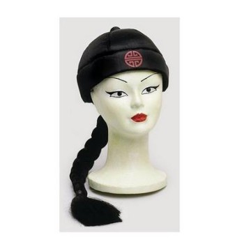 GORRO ORIENTAL CON TRENZAS